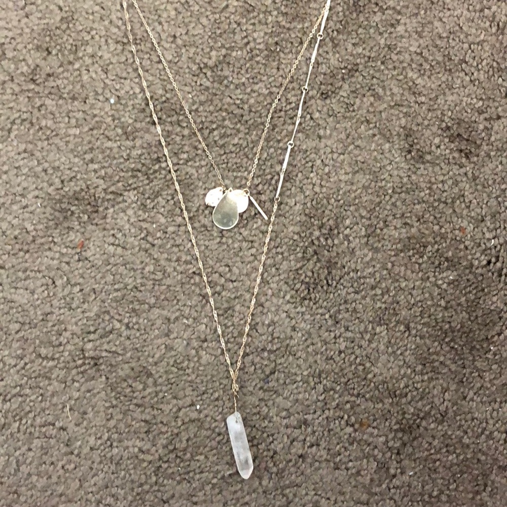 Two piece gold necklace from urban outfitters